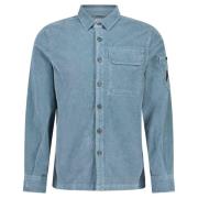 C.p. Company Stilfull Corduroy Skjorta Blue, Herr