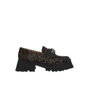 Alma EN Pena Plattform loafer med juveldetalj Multicolor, Dam