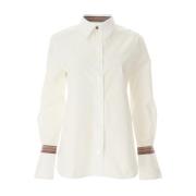 Paul Smith Klassisk Randig Skjorta med Bred Manschett White, Dam