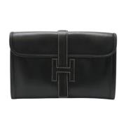 Hermès Vintage Pre-owned Laeder kuvertvskor Black, Dam