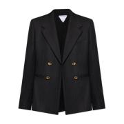 Bottega Veneta Blazer med öppna slag Black, Dam