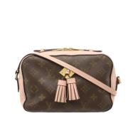 Louis Vuitton Vintage Pre-owned Canvas axelremsvskor Brown, Dam