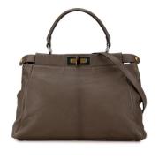 Fendi Vintage Pre-owned Laeder fendi-vskor Brown, Dam