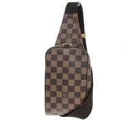 Louis Vuitton Vintage Pre-owned Canvas axelremsvskor Brown, Dam