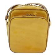 Louis Vuitton Vintage Pre-owned Laeder axelremsvskor Yellow, Dam