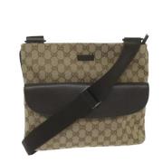 Gucci Vintage Pre-owned Canvas gucci-vskor Beige, Herr