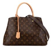 Louis Vuitton Vintage Pre-owned Canvas louis-vuitton-vskor Brown, Dam