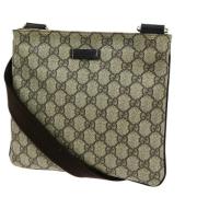 Gucci Vintage Pre-owned Canvas gucci-vskor Beige, Dam