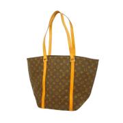 Louis Vuitton Vintage Pre-owned Canvas axelremsvskor Brown, Dam