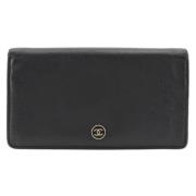 Chanel Vintage Pre-owned Laeder plnbcker Black, Dam