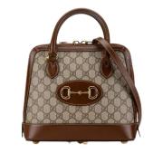 Gucci Vintage Pre-owned Canvas gucci-vskor Brown, Dam