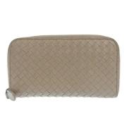 Bottega Veneta Vintage Pre-owned Laeder plnbcker Beige, Dam