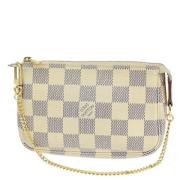 Louis Vuitton Vintage Pre-owned Canvas handvskor White, Dam