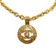 Chanel Vintage Pre-owned Guld chanel-smycken Yellow, Dam