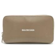 Balenciaga Vintage Pre-owned Laeder plnbcker Gray, Dam