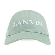 Lanvin Basebollkeps Green, Herr