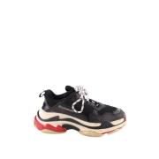 Balenciaga Vintage Pre-owned Laeder sneakers Black, Dam