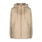 Tommy Hilfiger Beige Puffer & Down Jacka Beige, Dam