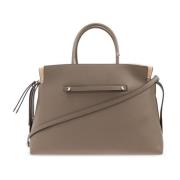 Tory Burch Väska Mercer typ Shopper Brown, Dam