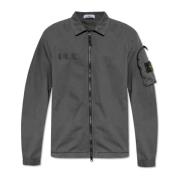 Stone Island Jacka med logotyp Gray, Herr