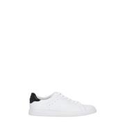 Tory Burch Vita Lädermode Sneakers för Kvinnor White, Dam