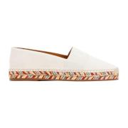 Chloé Piia Platta Espadriller i Pärlemorgon White, Dam