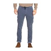 Mason's Slim Fit Velvet Cargo Jogger Byxor Blue, Herr