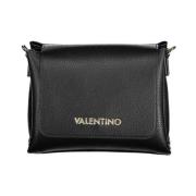 Valentino by Mario Valentino Svart polyeten axelväska med kontrastdeta...