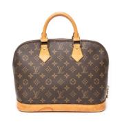 Louis Vuitton Vintage Pre-owned Canvas handvskor Brown, Dam