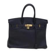 Hermès Vintage Pre-owned Laeder handvskor Blue, Dam