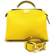 Fendi Vintage Pre-owned Laeder fendi-vskor Yellow, Dam