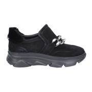 Stokton Mocka sneakers för kvinnor Black, Dam