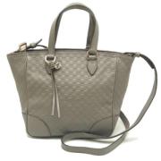 Gucci Vintage Pre-owned Laeder handvskor Gray, Dam