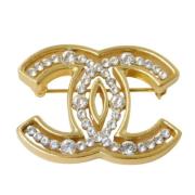 Chanel Vintage Pre-owned Guld chanel-smycken Yellow, Dam