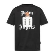 Palm Angels T-shirt med tryck Black, Herr