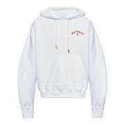 Off White Sweatshirt med logotyp White, Herr