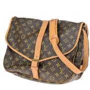 Louis Vuitton Vintage Pre-owned Canvas louis-vuitton-vskor Brown, Dam