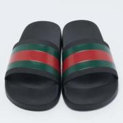 Gucci Vintage Pre-owned Gummi sandaler Black, Herr