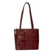 Yves Saint Laurent Vintage Pre-owned Laeder totevskor Brown, Dam