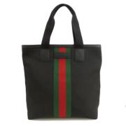 Gucci Vintage Pre-owned Canvas gucci-vskor Black, Dam