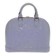 Louis Vuitton Vintage Pre-owned Laeder handvskor Blue, Dam