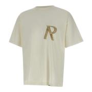 Represent Maxi Logo Bomull T-shirt Kräm White, Herr