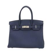 Hermès Vintage Pre-owned Laeder handvskor Blue, Dam