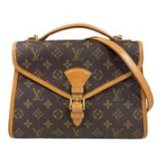 Louis Vuitton Vintage Pre-owned Canvas axelremsvskor Brown, Dam