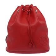 Gucci Vintage Pre-owned Laeder gucci-vskor Red, Dam