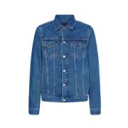 Tommy Hilfiger Ekologisk Bomull Trucker Denim Jacka Blue, Herr