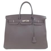 Hermès Vintage Pre-owned Laeder handvskor Gray, Dam