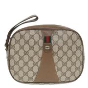 Gucci Vintage Pre-owned Canvas gucci-vskor Beige, Dam