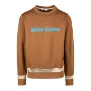 Wales Bonner Polyester Stilfull Topp Brown, Herr