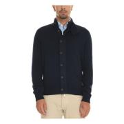 Gran Sasso Stilig Cardigan Sweater för Män Blue, Herr